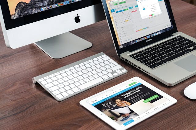 website design mockup